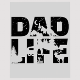 Dad Life Camping Themed DTF Transfer
